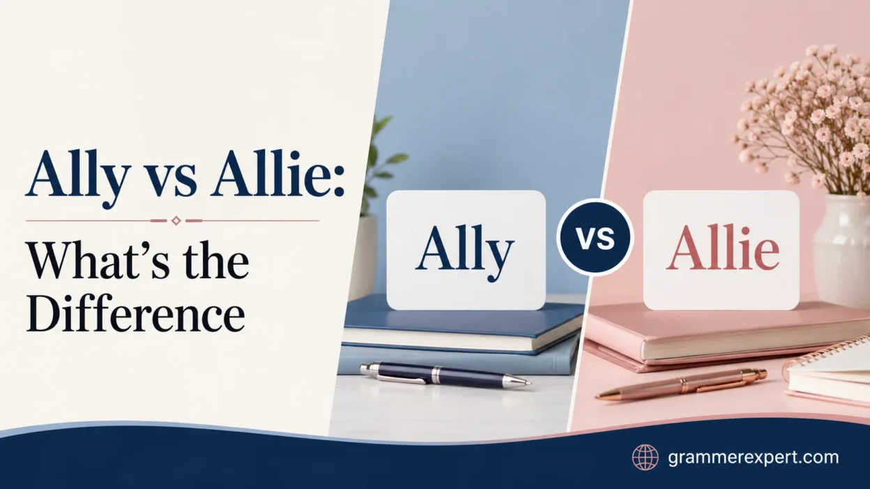 Ally vs Allie: What’s the Difference
