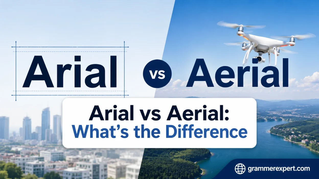 Arial vs Aerial: What’s the Difference