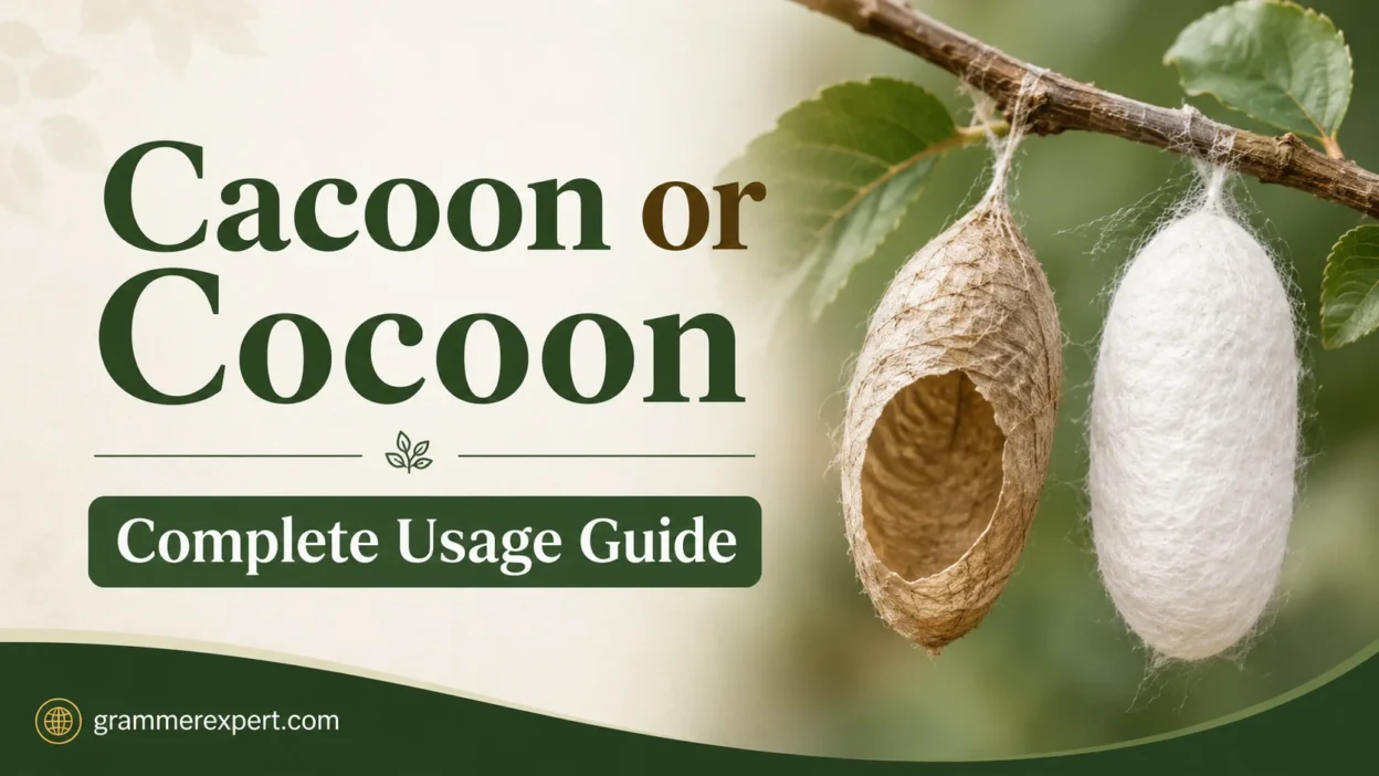 Cacoon or Cocoon Complete Usage Guide