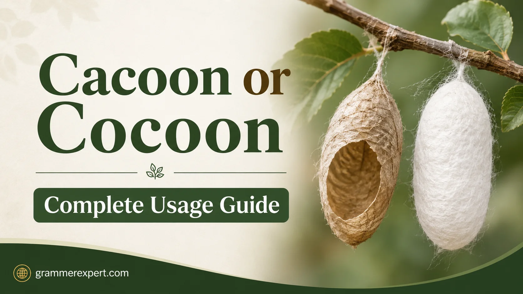 Cacoon or Cocoon Complete Usage Guide