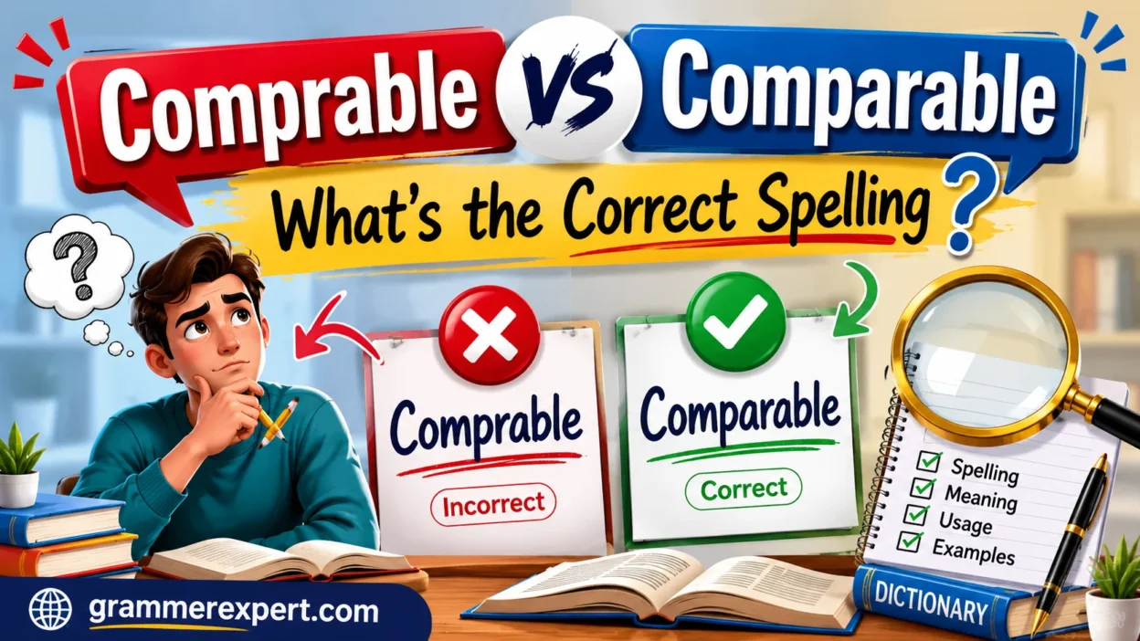 Comprable vs Comparable What’s the Correct Spelling