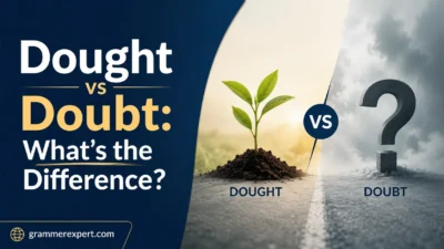 Dought vs Doubt: What’s the Difference? 