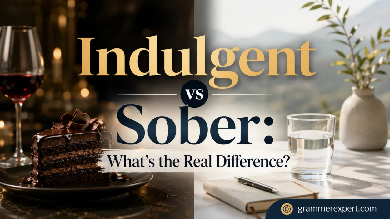 Indulgent vs Sober: What’s the Real Difference? 