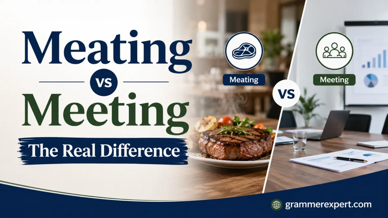 Meating vs Meeting The Real Difference