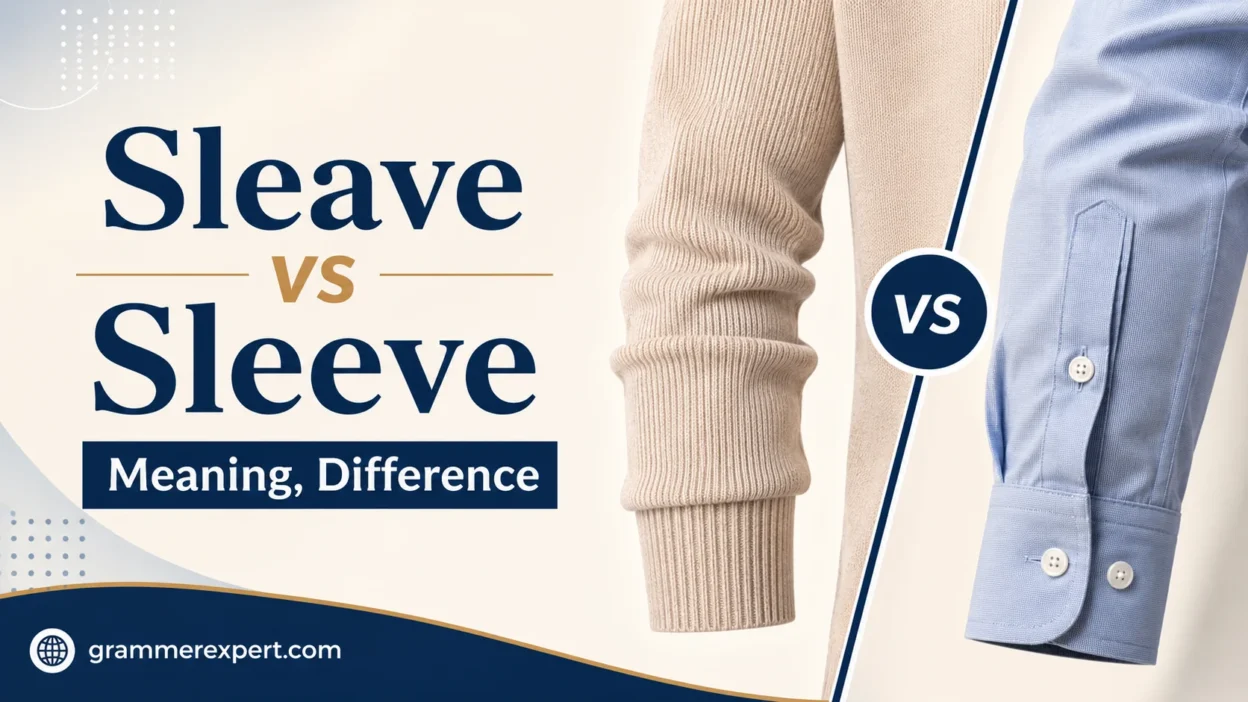 Sleave vs Sleeve Meaning, Difference