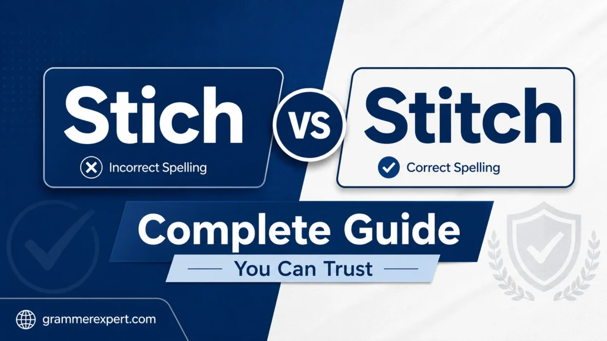 Stich vs Stitch Complete Guide You Can Trust