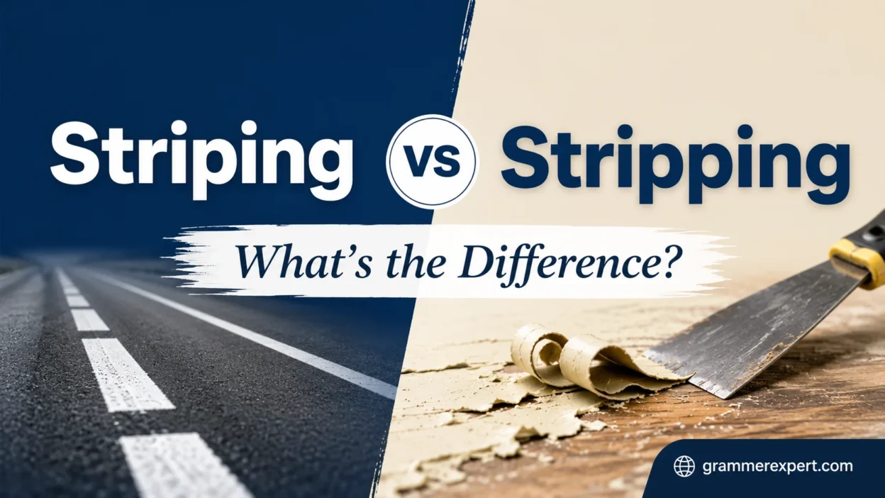 Striping vs Stripping What’s the Difference? 