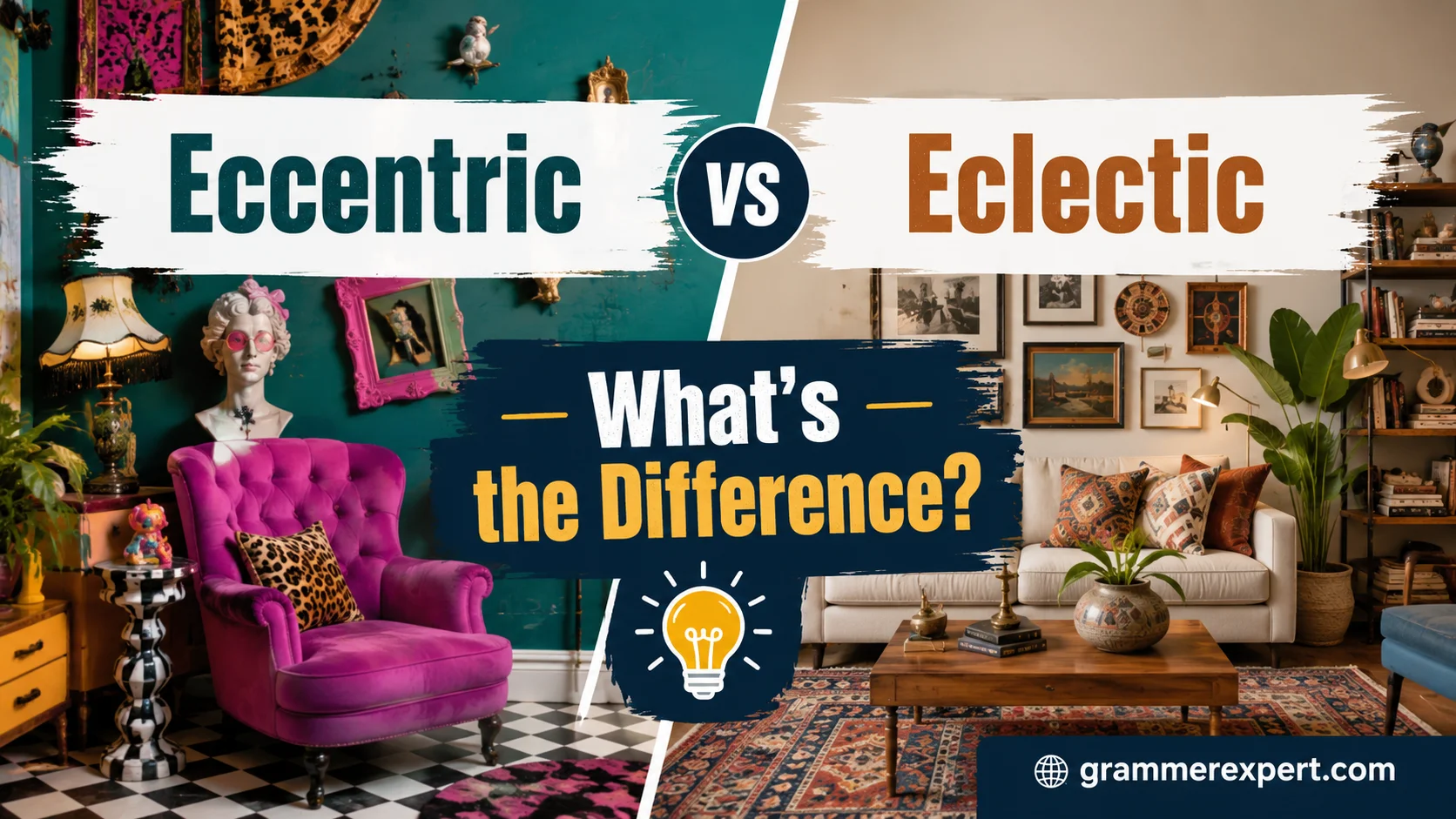 Eccentric vs Eclectic: What's the Difference?