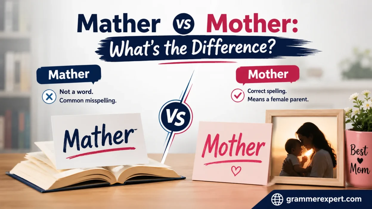 Mather vs Mother: What's the Difference?