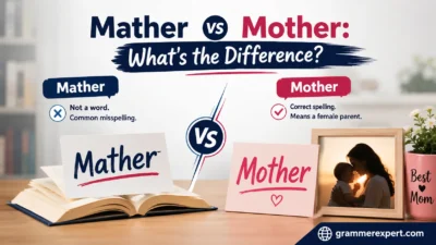 Mather vs Mother: What's the Difference?