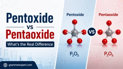 Pentoxide vs Pentaoxide What’s the Real Difference