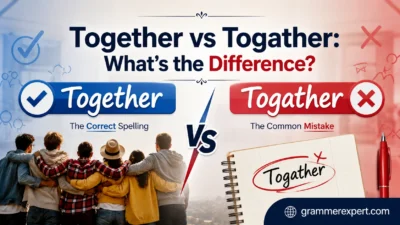 Together vs Togather: What's the Difference?