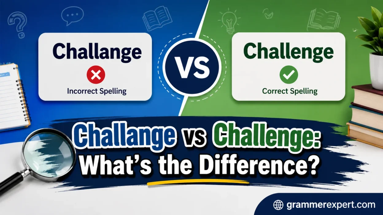 Challange vs Challenge: What’s the Difference?