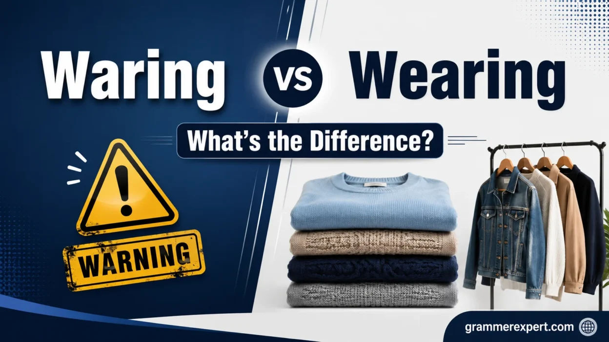 Waring vs Wearing: What’s the Difference?